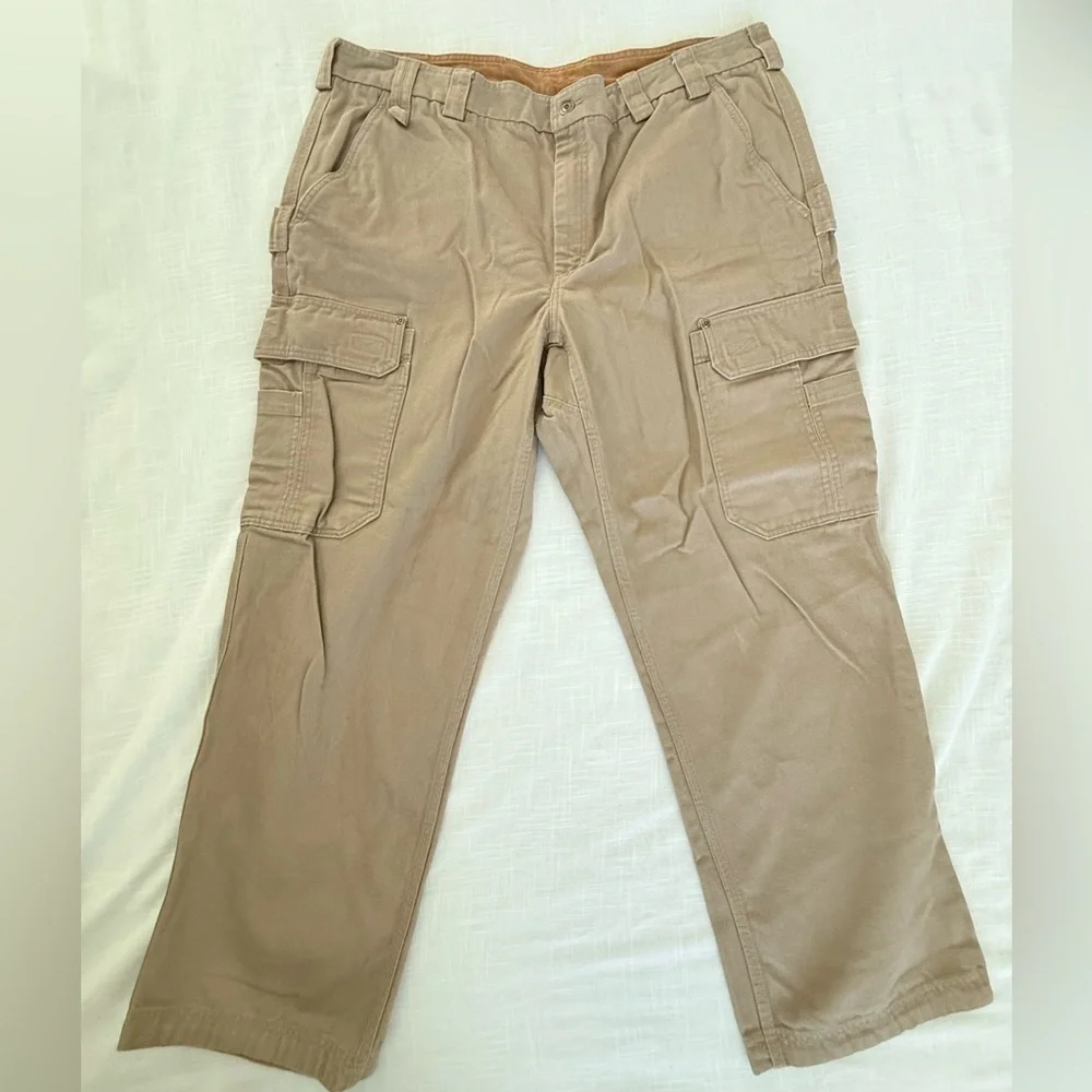 DULUTH Trading Co. Fire Hose Relaxed Fit Cargo Work Pants Men’s Size 44X32
